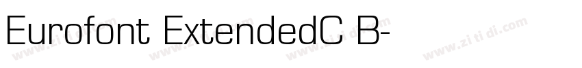 Eurofont ExtendedC B字体转换